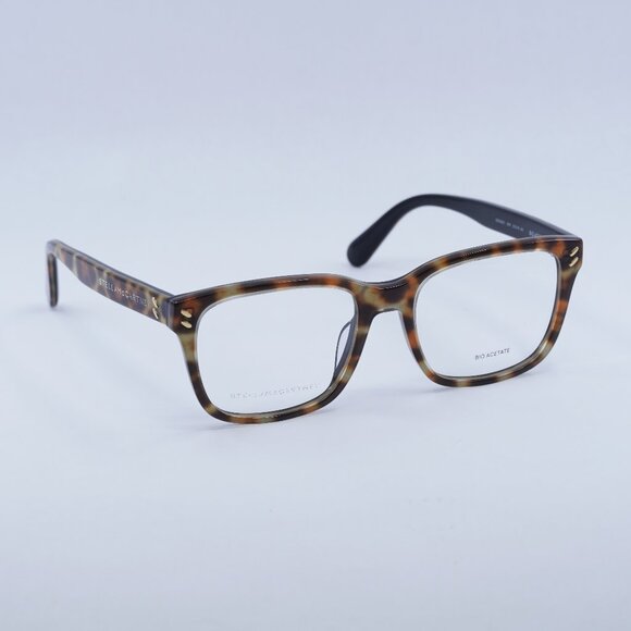 Stella McCartney SC50001I 099 Eyeglasses Havana Rectangle Frame 53mm - Picture 1 of 8